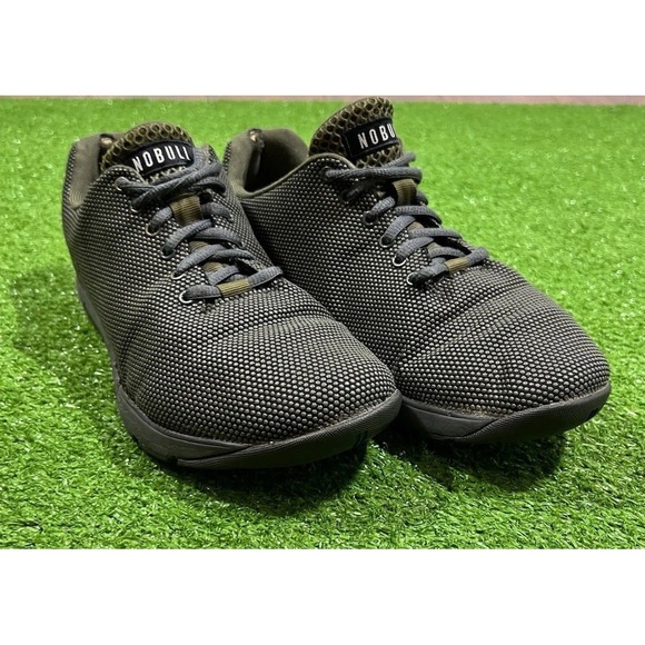 NoBull Outwork Shoes Womens 8.5‎ Green Trainers Athletic Super Fabric CrossFit - Picture 1 of 8